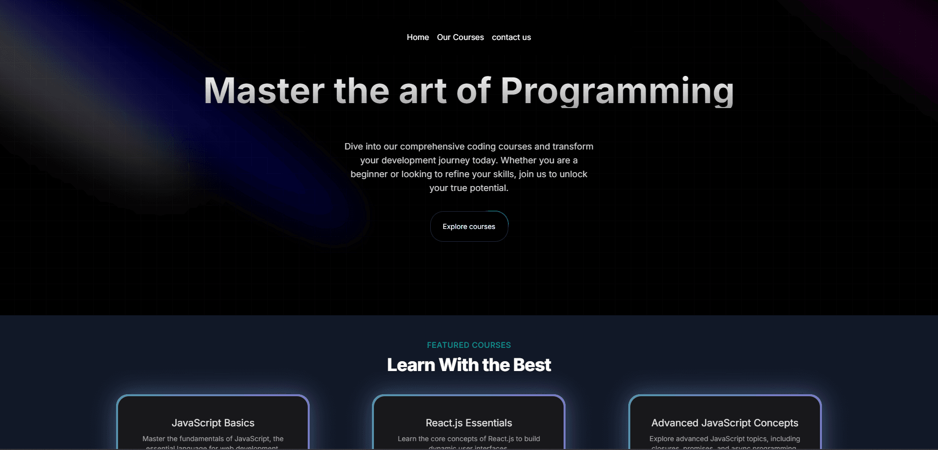 Start Your Programming